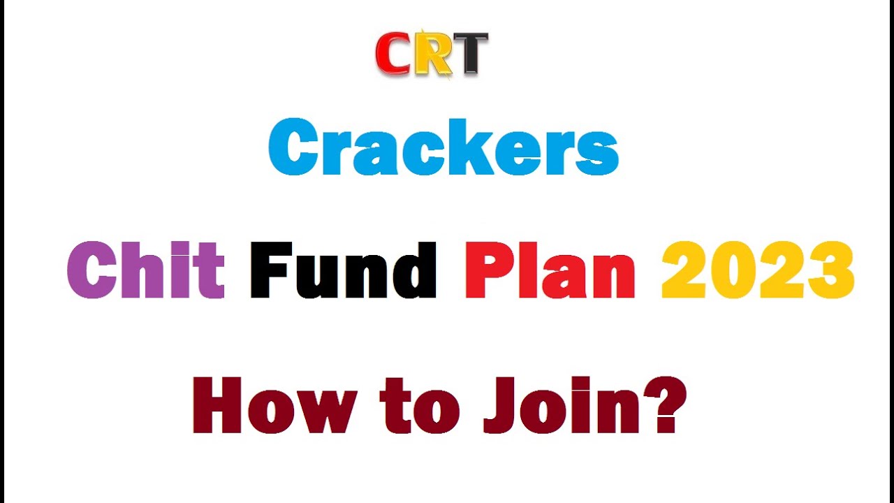 2023 Diwali CrackersCRT Crackers Chit Fund Plan 2023தீபாவளி ஃபண்டு