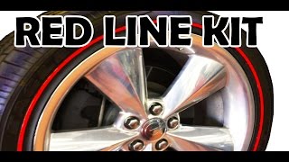 REDLINE TIRE DECALS KIT  DIY Installation Video From Tire Stickers  [HOW TO INSTALL]