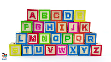 Kids Learn to Spell with ABC Blocks! Best Educational Toddler Toy Learning Video