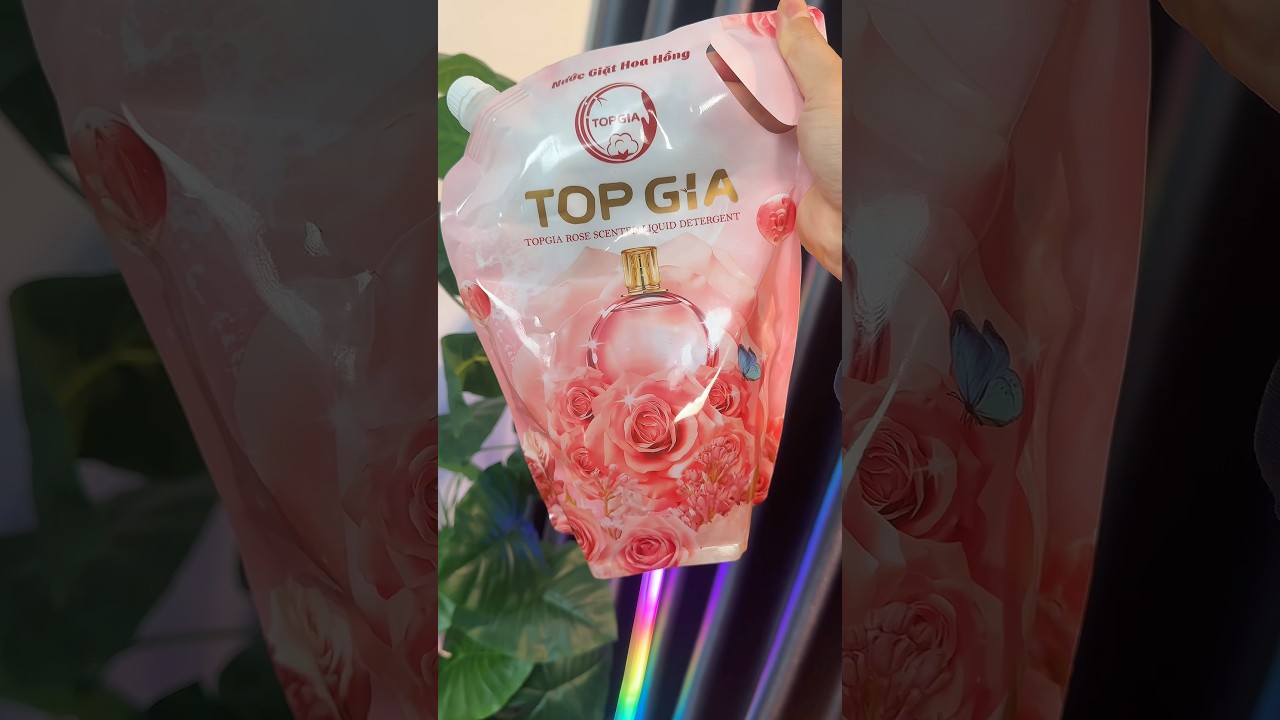 Nước giặt xả Top Gia với hương Lavender và Hương Hoa Hồng dịu nhẹ 