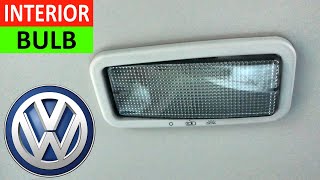 How to replace Interior roof bulb in VW T5, T6, Caddy, Crafter - VW Interior Roof light not working