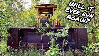 Will it START? OLD Bulldozer Sitting in the BUSH for YEARS!