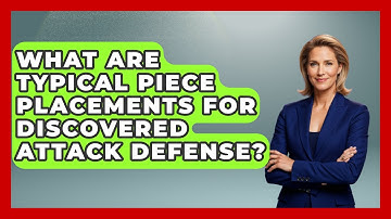 What Are Typical Piece Placements For Discovered Attack Defense? - The Chess Codex