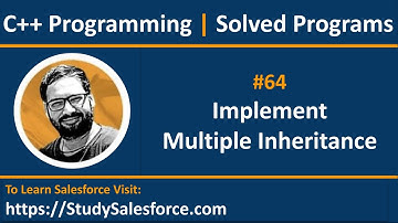 64 C++ | How to implement multiple inheritance in C++ | by Sanjay Gupta