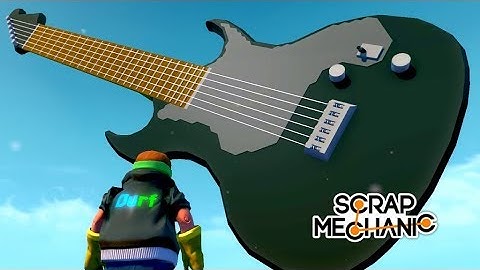 WORKING LASER GUITAR 🎸 Scrap Mechanic