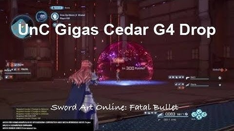 UnCommon Gigas Cedar G4 Drop Abyssal Dungeon 47F-49F