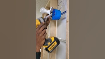 Turning on switch tripping breaker fixing the problem.#electrician #construction #switch #diy #light