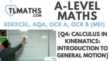A-Level Maths: Q4-01 [Calculus in Kinematics: Introduction to General Motion]