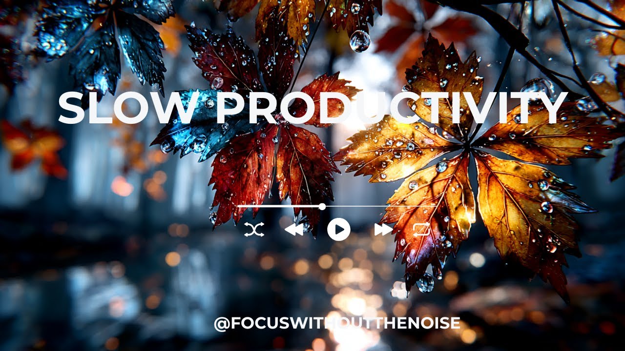 Slow Productivity | Calm Music for Steady Progress