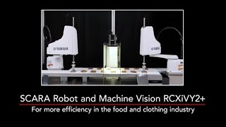 【For more efficiency in the Food and Clothing Industry】Machine Vision「RCXiVY2+」× SCARA Robot