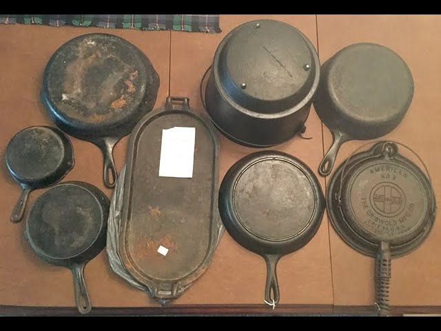 Jenifer's Antiques - This unmarked cast iron Griswold muffin pan