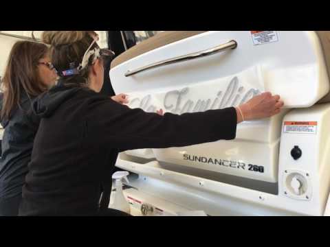 Come installare barca Lettering