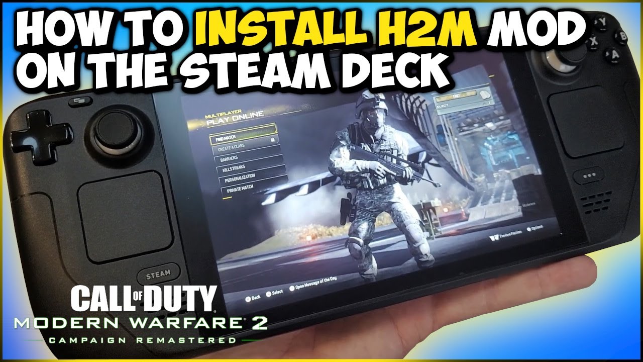 Play H2M / Modern Warfare Remastered on the Steam Deck - YouTube