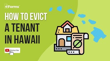 How to Evict a Tenant In Hawaii