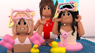 My Toddler Has Her FIRST SWIMMING CLASS! *DROWNED...CHAOS!* VOICE Roblox Bloxburg RP