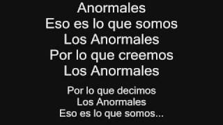 Anormales redimi2 (letra)