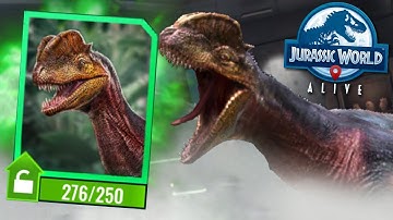 UNLOCKING DRACOVENATOR BY DARTING!!! - Jurassic World Alive