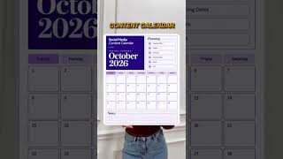 Social Media Content Planning Template for Managers | Save Time & Stay Organised #socialmediagrowth
