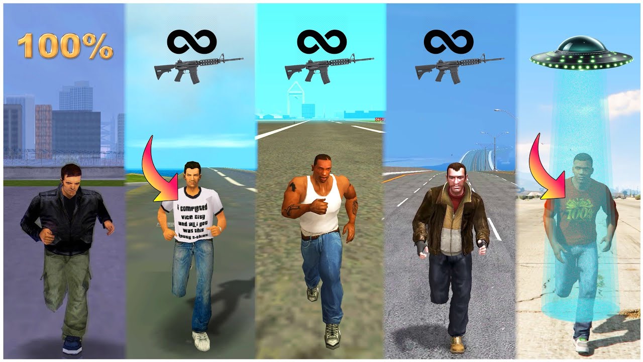 Что произойдёт, если пройти игру GTA на 100%? (Эволюция)