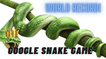 WORLD RECORD Google Snake Game [01:12:480] (Fast, Classic, Small, 50 Apples)