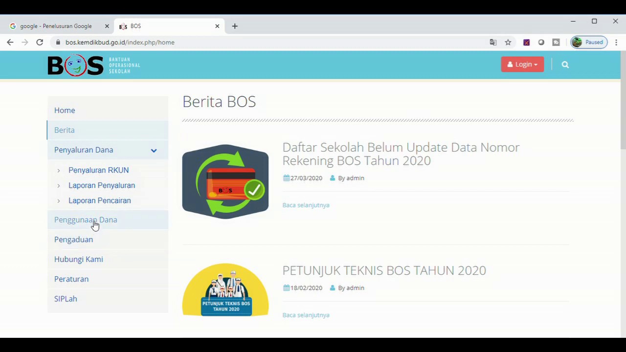 Gampang!!! Download Bos Online BOSkemdikbud