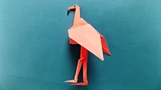 Как сделать фламинго из бумаги / Оригами из бумаги | Flamingo from paper Как сделать фламинго из бумаги / Оригами из бумаги | Flamingo from paper