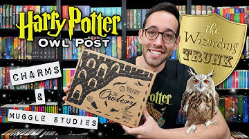 The Wizarding Trunk Magical Lessons: Charms & Muggle Studies | Harry Potter Unboxing