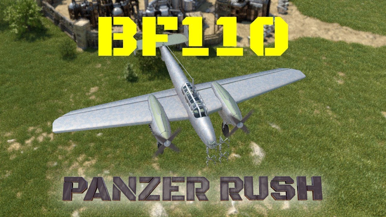 Panzer Rush Gameplay - Messerschmitt Bf 110 (New unit type)