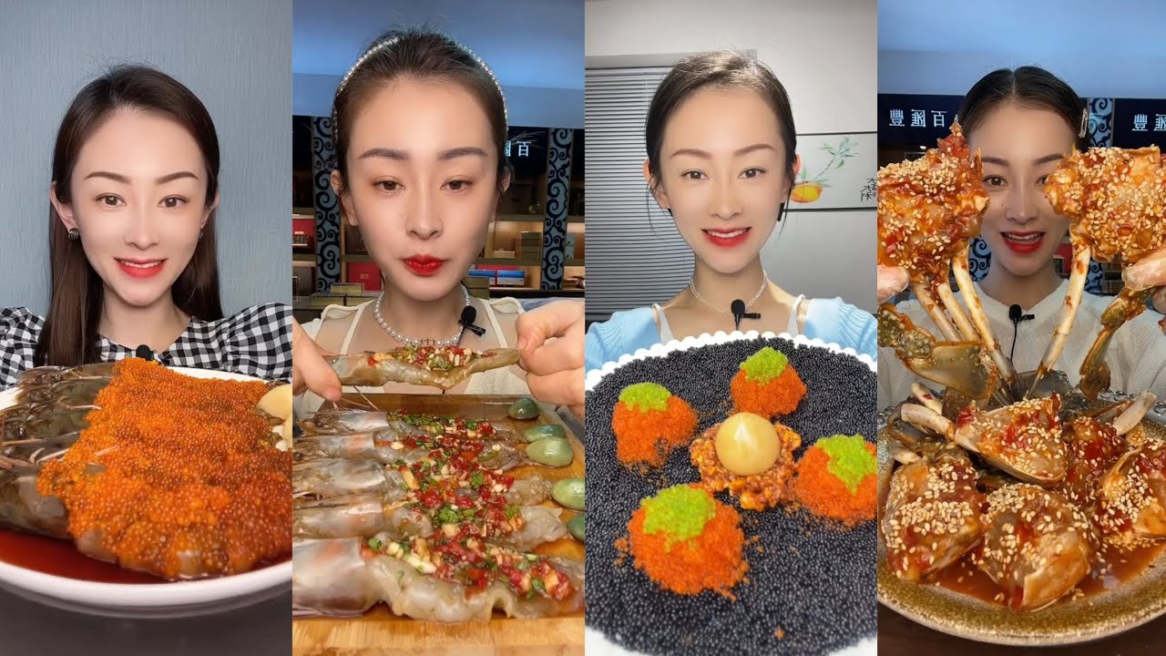 Yummy 152: eat crab shrimp Olleat sea food|| #food #eating #mukbang