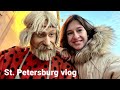 Boat trip on Neva River in St.Petersburg / Peter and Paul fortress