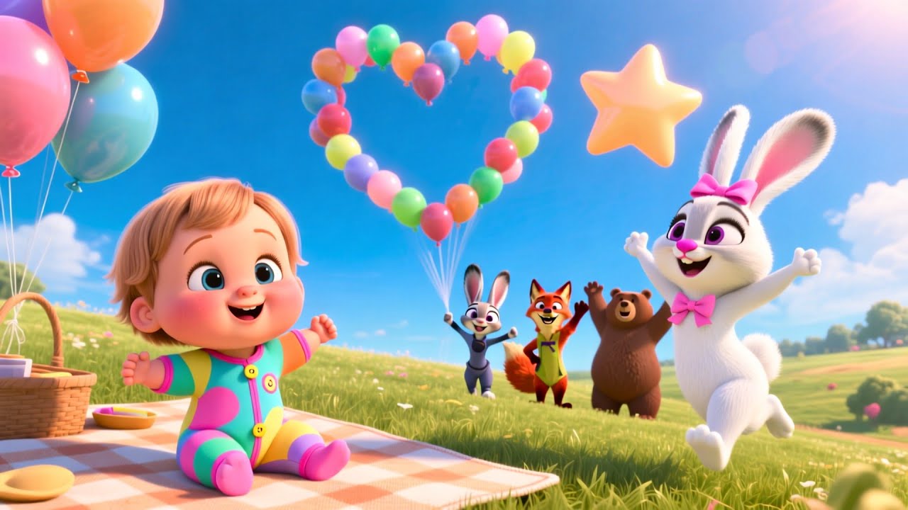 Boom Boom Balloon Friends 🎈🎶 | Fun Learning Adventure for Kids | Colors, Counting & Play