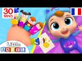 La Famille des Doigts - Apprendre les COULEURS en français 🖐 Comptines Bébé - Dessins Animés