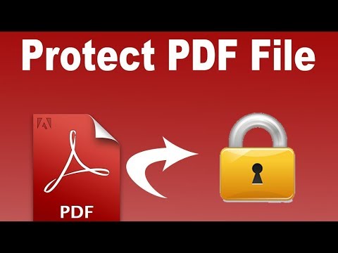 تشفير ملفات الـ PDF بكلمة مرور ومنع النسخ والتعديل عليها وطباعتها