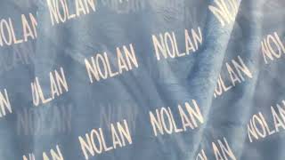 Baby Blanket Personalized with Name #newbornbaby #babyshowergifts #babyblankets #newbaby