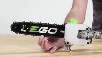 How to adjust the Pole Saw Attachment Chain Tension