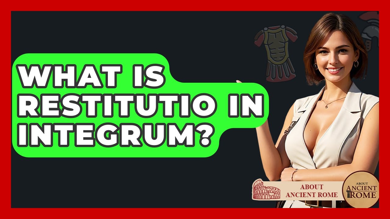 What Is Restitutio In Integrum? - All About Rome - YouTube