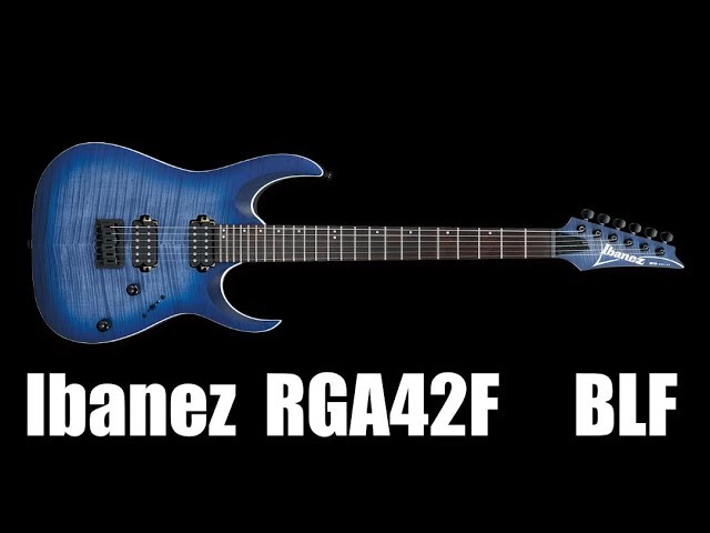 Ibanez RGA42FM BLF - guitarcenter.pl - YouTube
