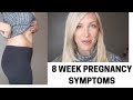 8 WEEK PREGNANCY SYMPTOMS, BELLY &amp; UPDATE!
