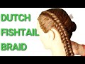How to do Dutch Fishtail Braids
