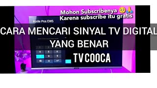 CARA MENCARI SINYAL TV DIGITAL DI TV COOCAA , Mohon SUBSCRIBENYA  🥺🙏 screenshot 5