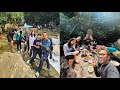 Trekking seru ke curug cibaliung  masak dan makan di tepi sungai  outdoor activities with family