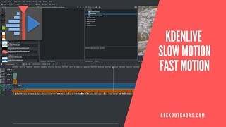 How To Do Slow Motion, Fast Motion, & Reverse Motion! | Kdenlive Tutorial Geekoutdoors.com EP1039 screenshot 5