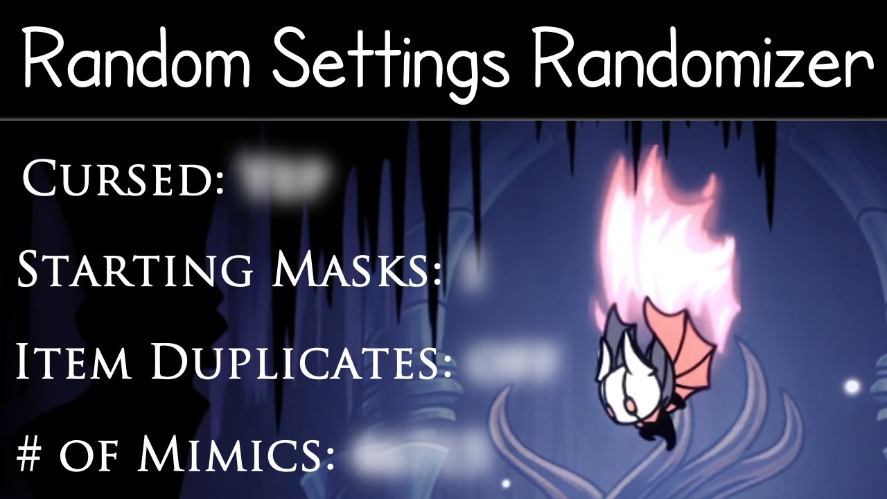 Randomizing The Hollow Knight Randomizer Itself