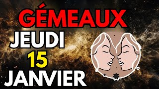 😲C'EST BRUTAL😵LE CHANGEMENT COMPLET DANS VOTRE VIE🔯 Gémeaux ♊ Horoscope 15 janvier 2026🔮 screenshot 4