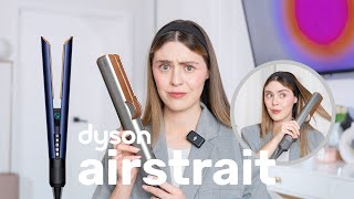 The STRAIGHTENER that dries WET HAIR DYSON AIRSTRAIT REVIEW Is it worth it