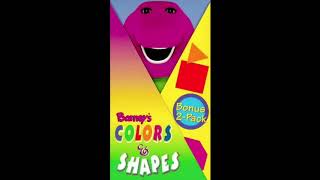 Barneys Colors Shapes 1997 Vhs For Classic Collection