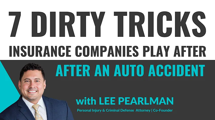 7 Dirty Tricks Insurance Companies Will Play After an Auto Accident | Denmon Pearlman Law - DayDayNews