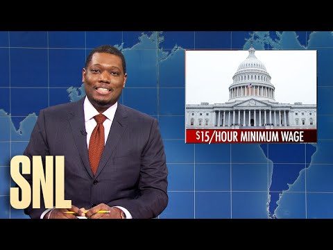 Weekend Update: New Minimum Wage & Amanda Gorman Super Bowl Poem - SNL