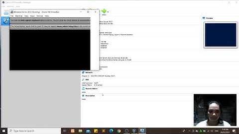 Windows Server 2012 installation inside VirtualBox