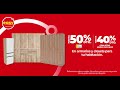 Clósets, armarios y mesas de noche con hasta 50% OFF